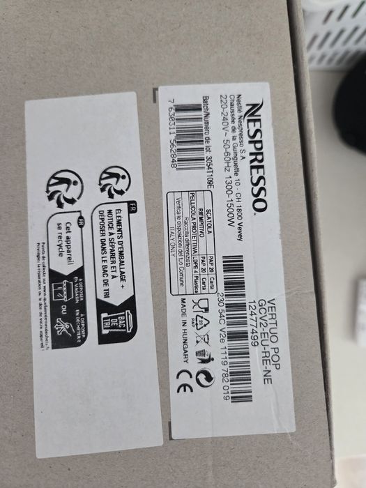 Nexpresso vertuo pop