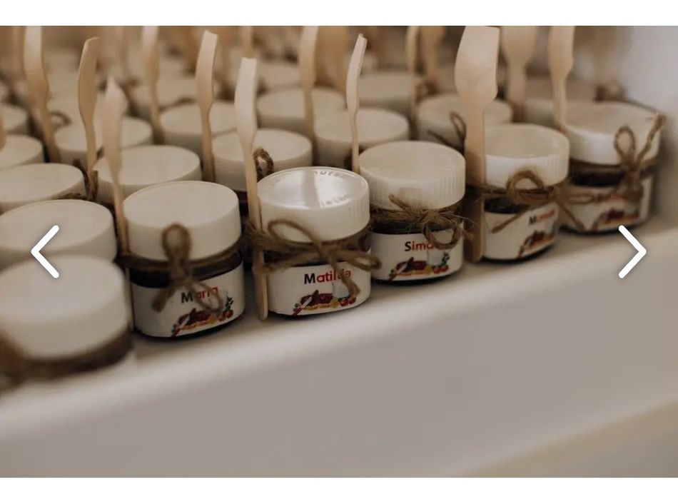 Presentes e Lembranças Personalizadas - Mini Nutellas Encantadoras!