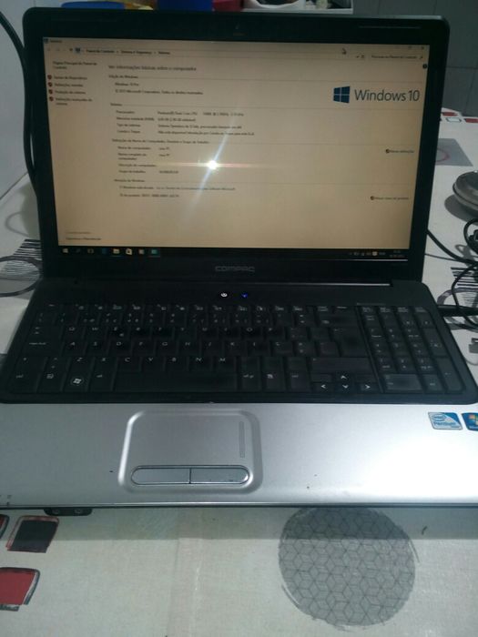 Hp compag CQ61 com w10 é ler
