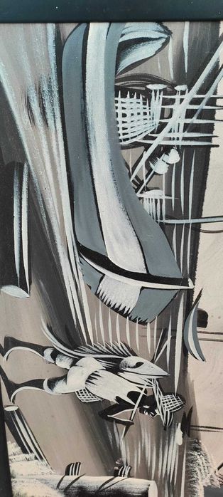 Quadro parede preto e branco