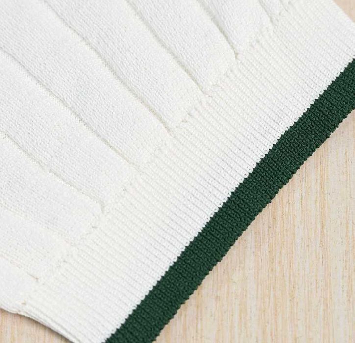 Футболка поло Lacoste XS-L біла і темно-синя