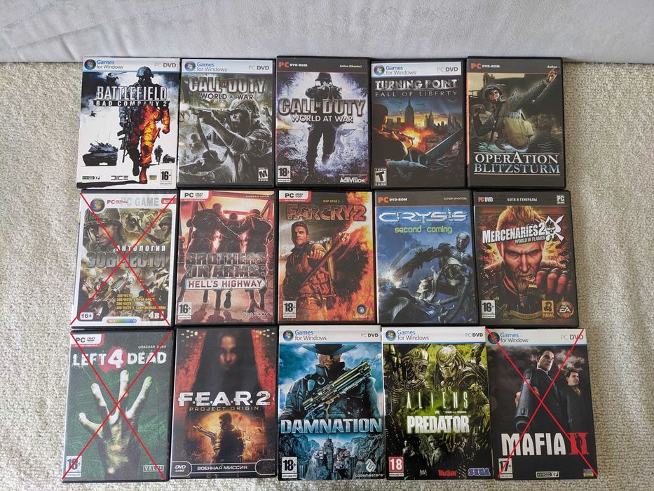 Ігри для ПК ,ігрові диски для PC