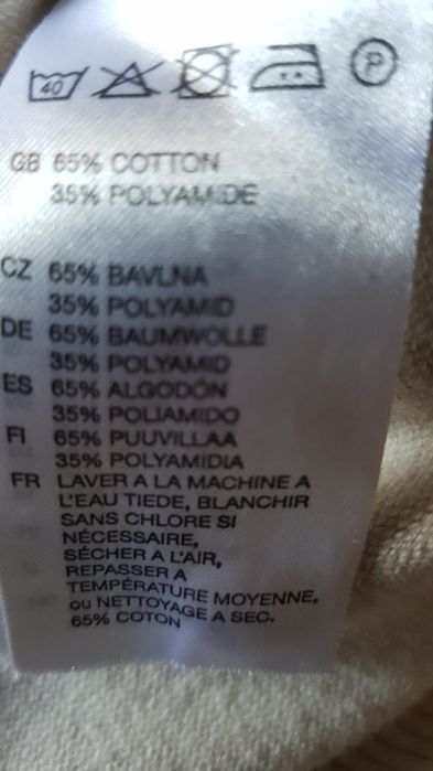 H&M rozpinany kardigan bawełniany