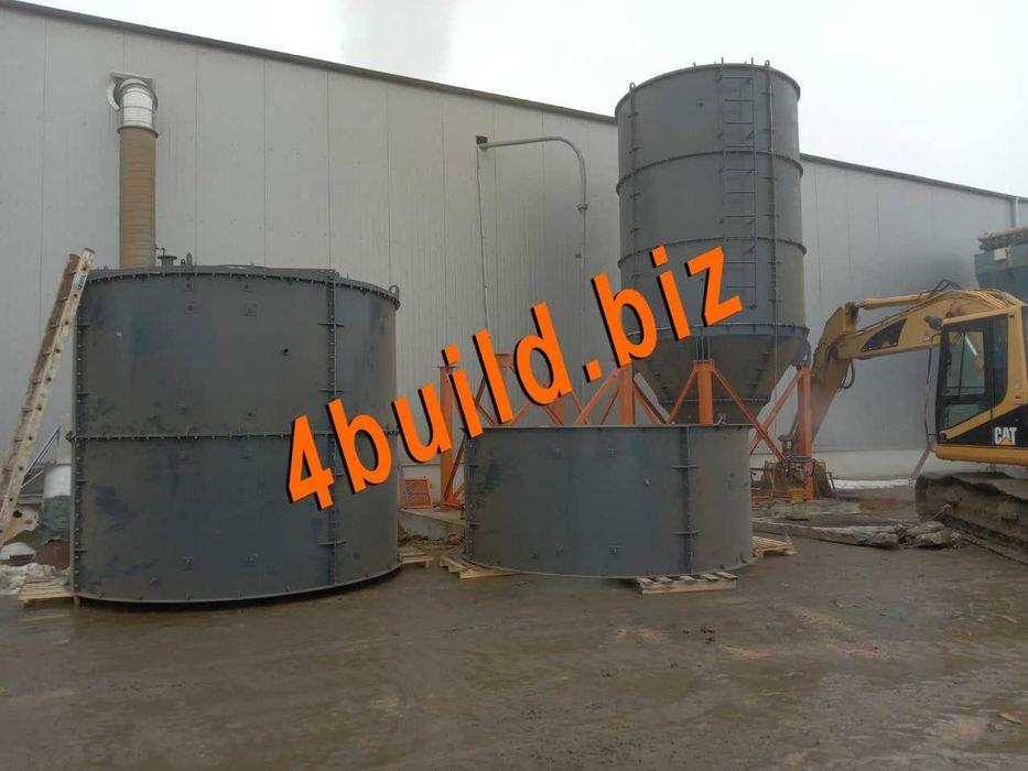 Силос для цемента, порошка разборный, разборной, Бункер, банка, бсу