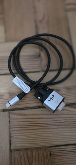Cabo adaptador USB-C para VGA Novo - 1m