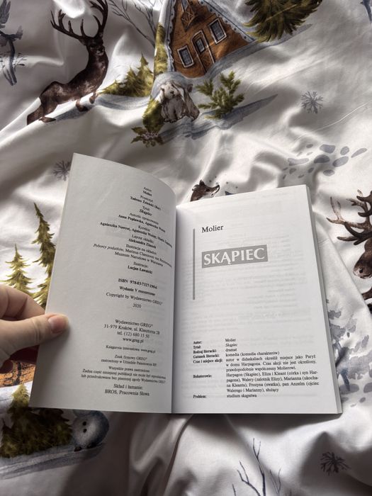 Molier Skąpiec - z opracowaniem