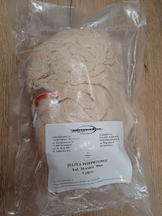 JELITA WIEPRZOWE EXTRA 26 kalibrowane 90 m