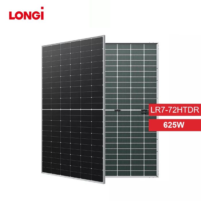 Сонячні панелі LONGI 625ват BIFACIAL HIMO7 V2R, LR8-66HGD-625М