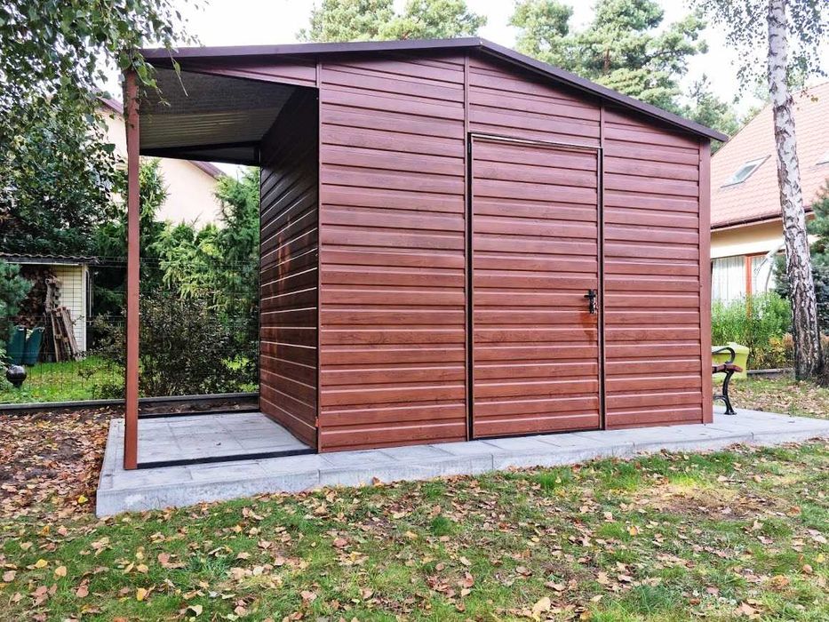 Domek + Wiata Drewutnia KAŻDY WYMIAR