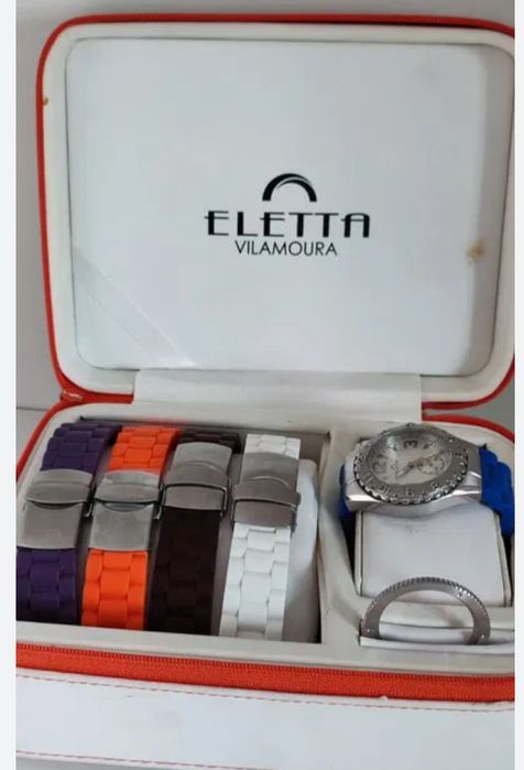 Estojo Eletta para relógio, braceletes, aros e anéis/ brincos