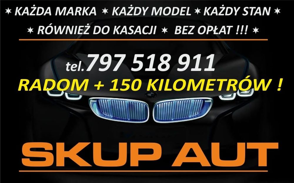 Skup Aut Samochodów Kasacja Złomowanie Pojazdów Radom Białobrzegii