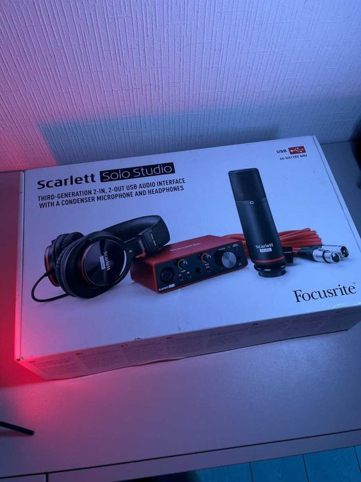 Комплект для звукозапису Focusrite Scarlett Solo Studio (3rd Gen)