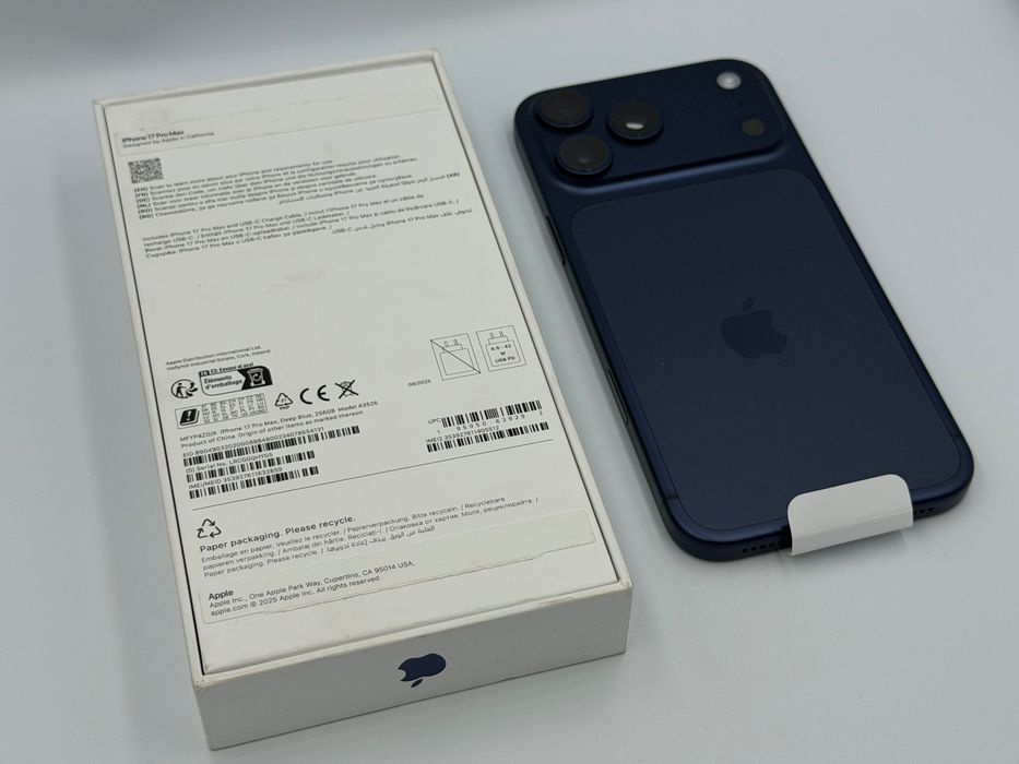 Apple iPhone 17 Pro MAX 256GB Deep Blue Granatowy Nowy Gorzów