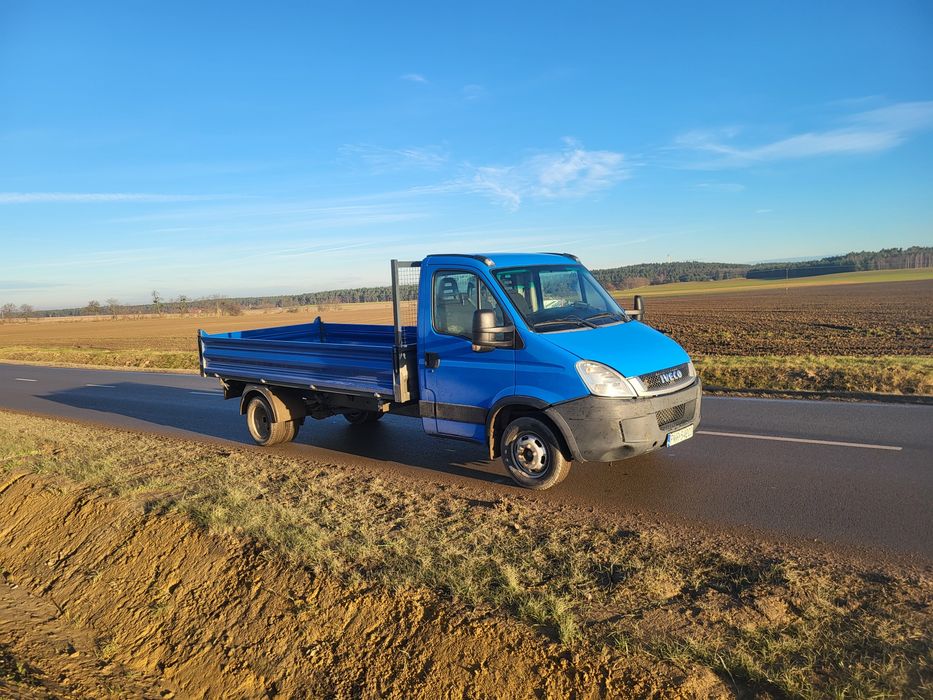 Iveco 50c15 nowy kiper wywrotka 4.10x2.10x 50cm na kat b hak 3.5t klim