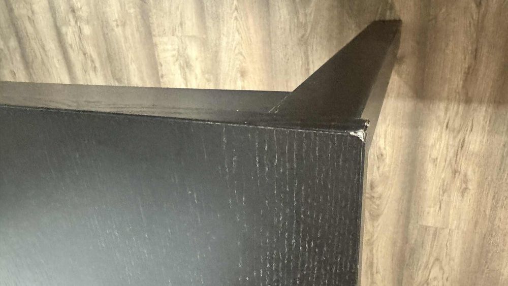 Mesa de sala extensível - castanho escuro