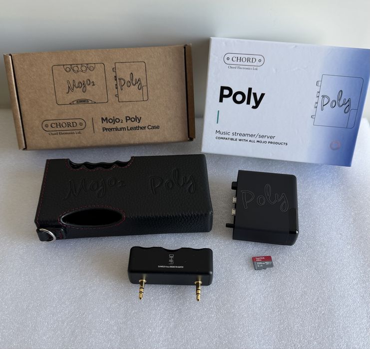 Chord Poly + Case original + DDhifi 4.4mm + MicroSD 256gb