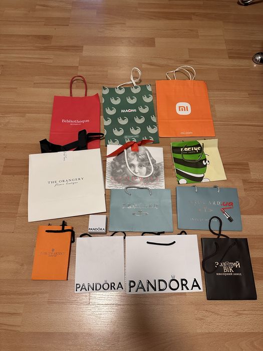 Лот за 500 грн оригінальні пакетики Pandora, Brocard, Золотий вік