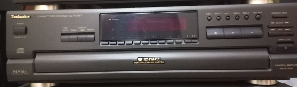 Technics compact disc changer SL-P0687

COMPACT DISC CHANGER SL