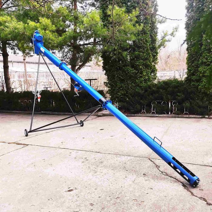 Шнековый погрузчик, винтовой конвейер, транспортер зерна 133*2*б/дв