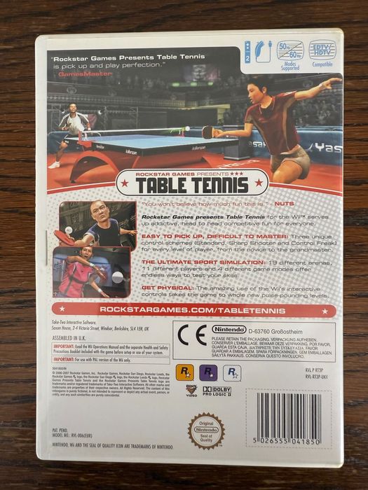 Jogo Wii - Table Tennis