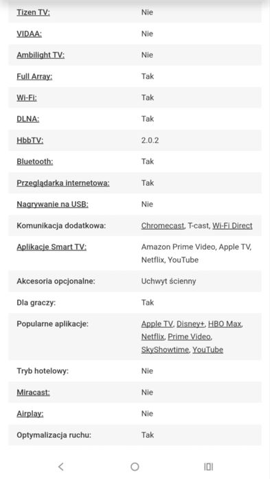 Telewizor 65cali TCL  stan idealny