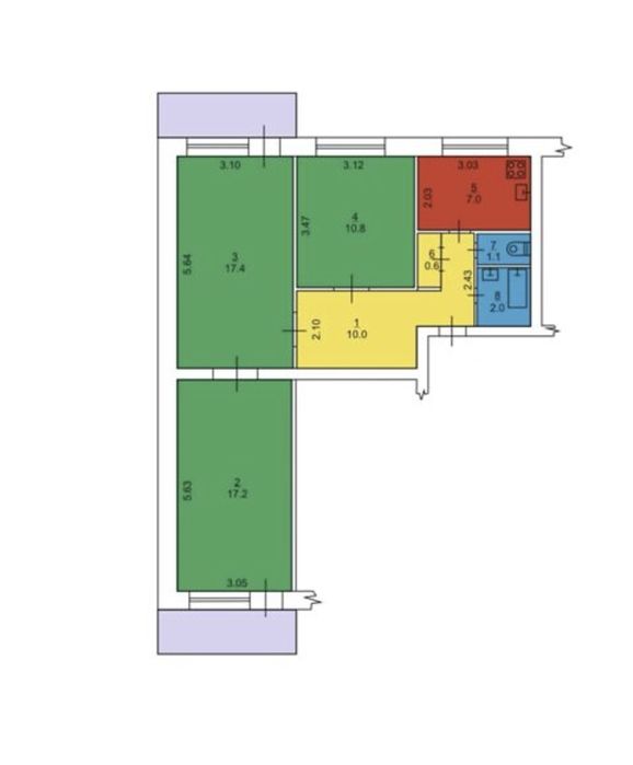 ‼️Продаж 3-кімнатної кв Петра Сагайдачного