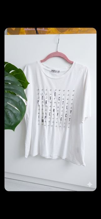 Tshirt koszulka Stradivarius L