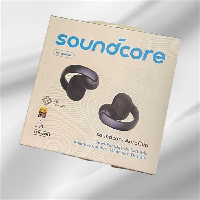 Навушники Soundcore AeroClip от Anker black