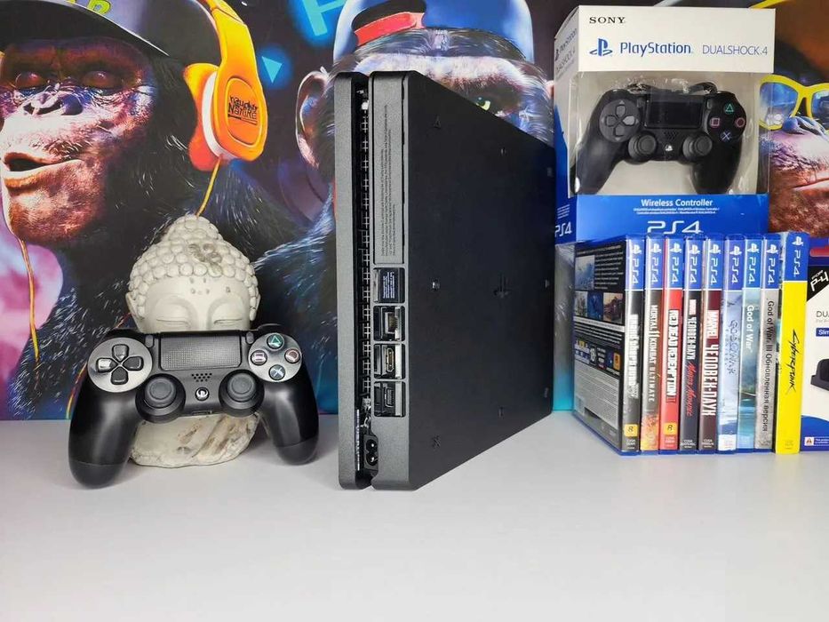 PlayStation 4 slim | 500Gb | Стан 7/10 | + Ігри ( Самовивіз-Відправка)