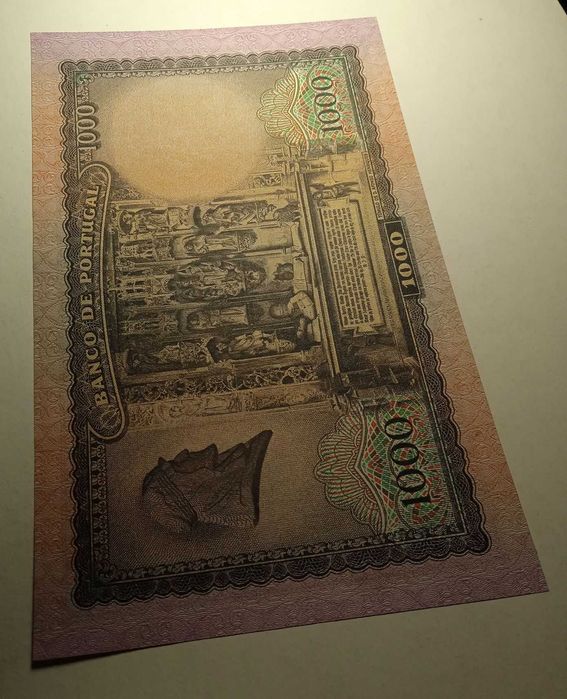 Nota 1000$00 escudos 1942 - Portes Grátis