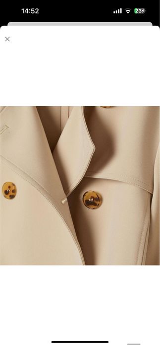 Тренч плащ h&m 34