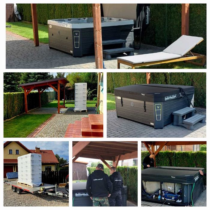 Wellis Praga, jacuzzi,wanna spa,balia,bania,ogród,sauna,strefa spa