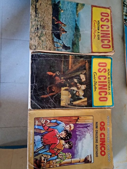 3 livros de "os cinco"