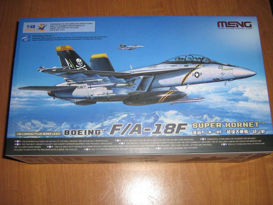 Модель самолёта F/A-18F Super Hornet MENG LS-013 1/48