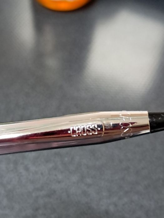 Esferográfica Cross Prateada Lustrous Chrome