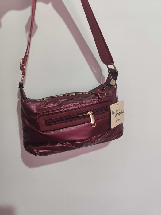 Mala bordeaux impermeável