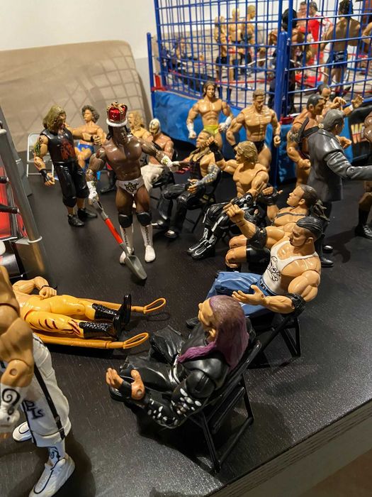 60 Figuras WWE Cena,Orton,Triple H,Undertaker,Umaga,Ric Flair 16/02/25
