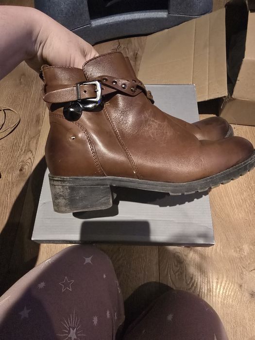 buty damskoe 3i brazowe