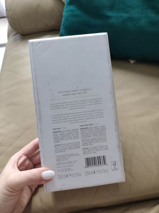 Набір від the white company london мило і крем для рук