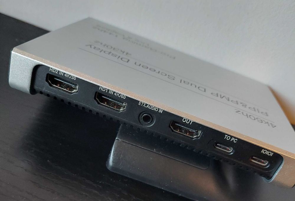 Streamer/grabber 4k60hz PIP&PMP Dual screen display Live & Capture