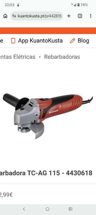Rebarbadora Einhell 500w