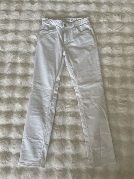 Meskie biale spodnie mustang jak nowe