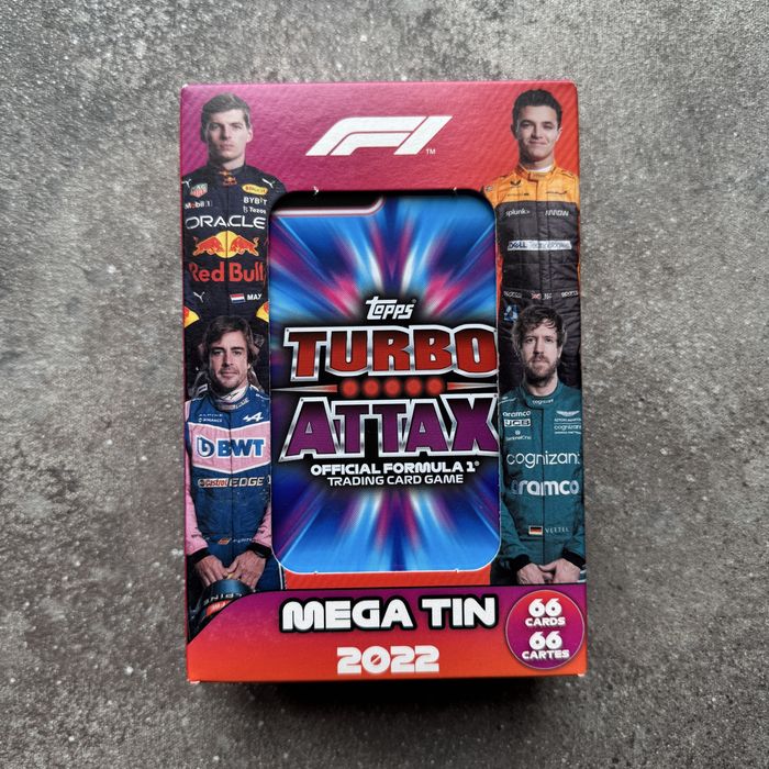 Topps Turbo Attax Formula 1 Mega Tin 2022 Колекційні картки