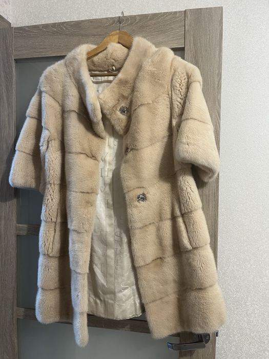 Шуба норкова норка плюшева S