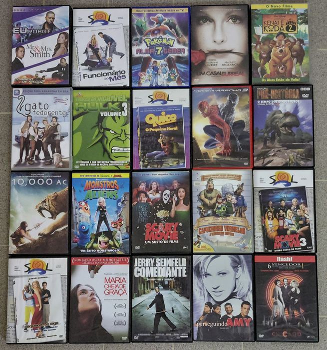 CD's Filmes Jogos