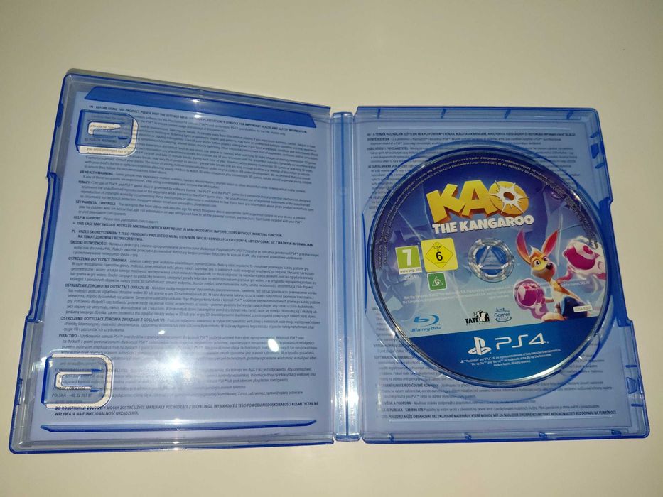 ps4 KANGUREK KAO mówią po polsku platformówka 3D dla dzieci, NA PŁYCIE