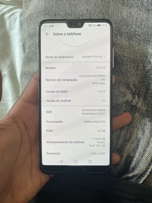 Huawei p20 pro em bom estado