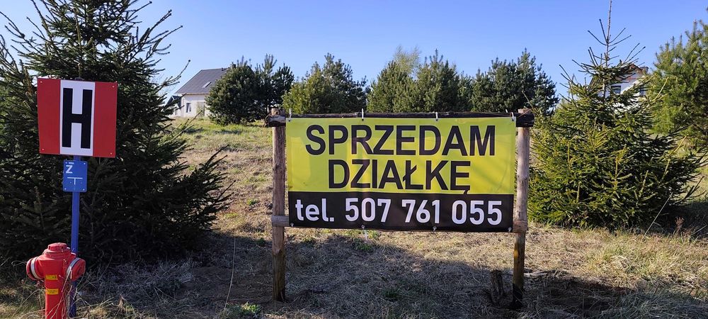 Działka bud. Nowe Polaszki, blisko jezior, wydane WZ