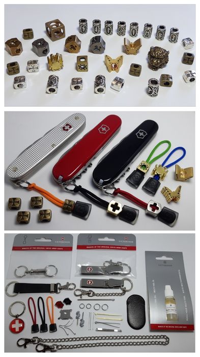 Victorinox Темляк Зубочистка Пінцет Кліпса Мастило Накладки Точилка