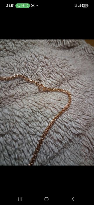 Colar com pendente ouro 800